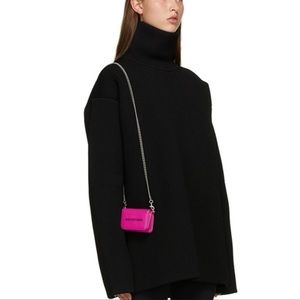 BALENCIAGA PAPIER MINI WALLET IN PINK